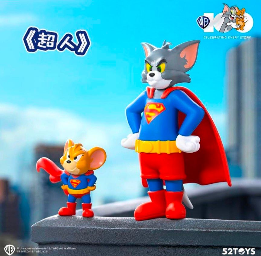 52toys トムとジェリー ワーナー 100周年 フィギュア 3種 52toys トムとジェリー ワーナー 100周年 フィギュア 3種