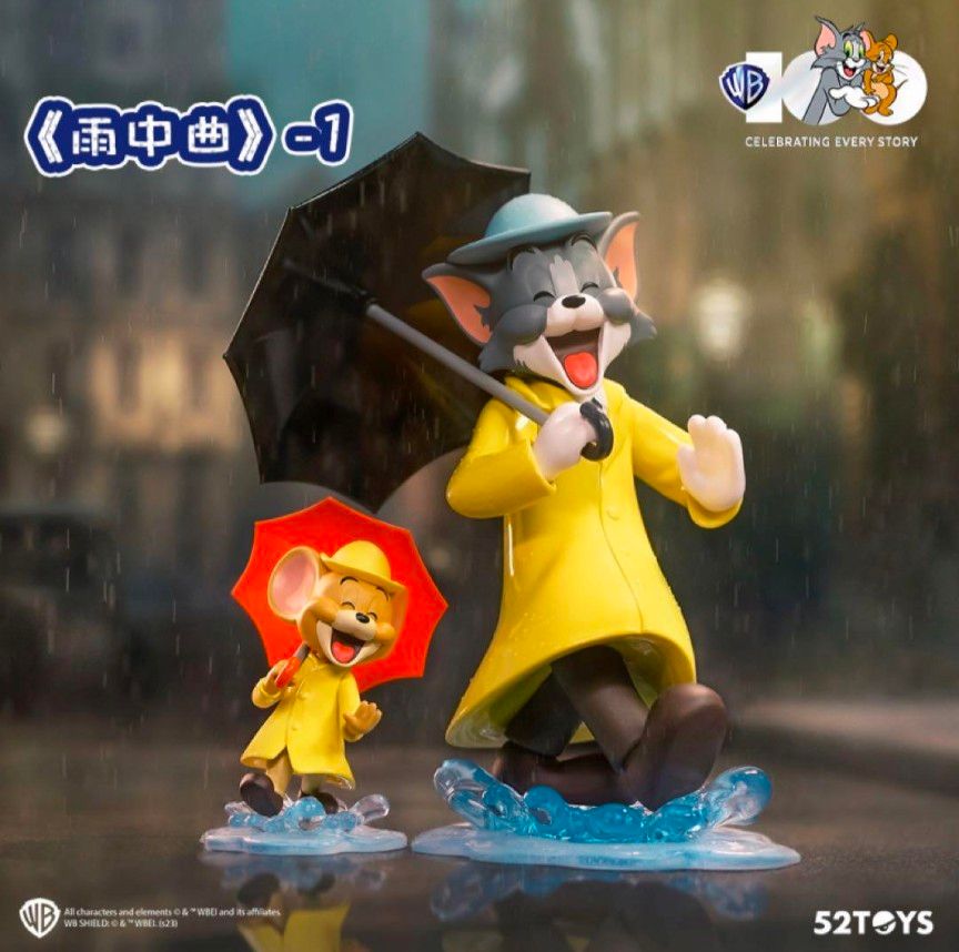 52toys トムとジェリー ワーナー 100周年 フィギュア 3種 52toys トムとジェリー ワーナー 100周年 フィギュア 3種