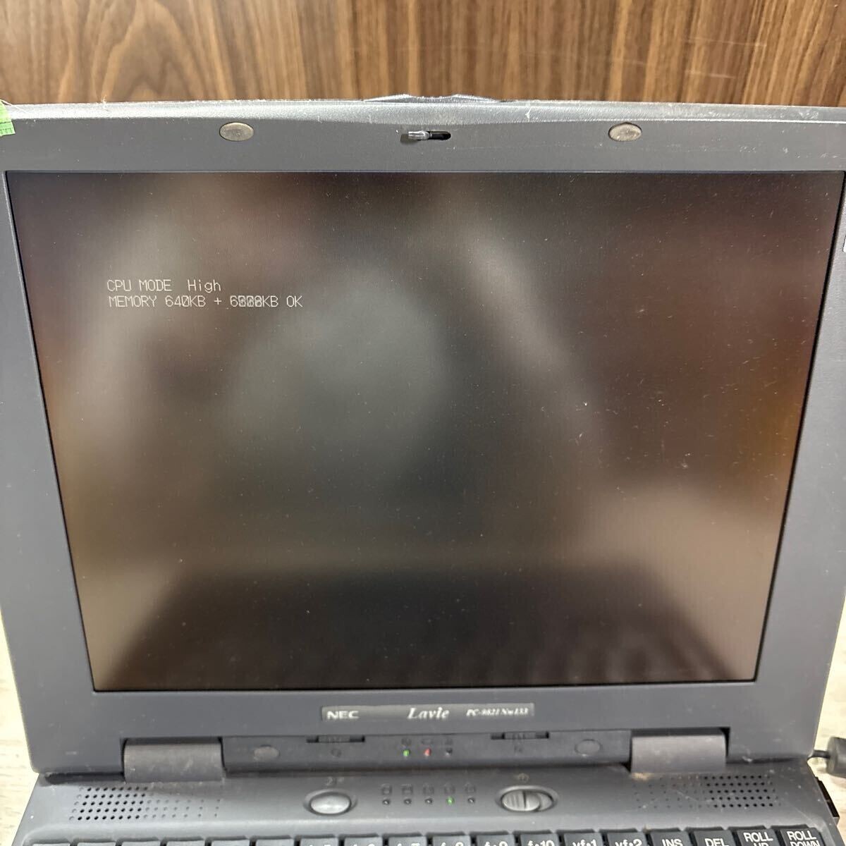 MY98-329 激安 PC98 ノートブック NEC PC9821NW133D14C 起動確認 MY98-329 激安 PC98 ノートブック NEC PC9821NW133D14C 起動確認