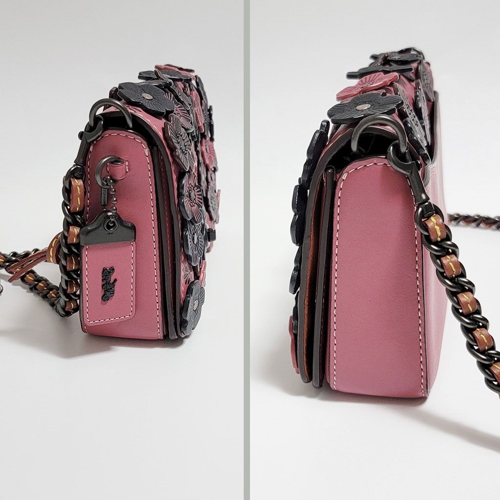 COACHコーチ ティーローズチェーンショルダーバッグ フラワー COACHコーチ ティーローズチェーンショルダーバッグ フラワー
