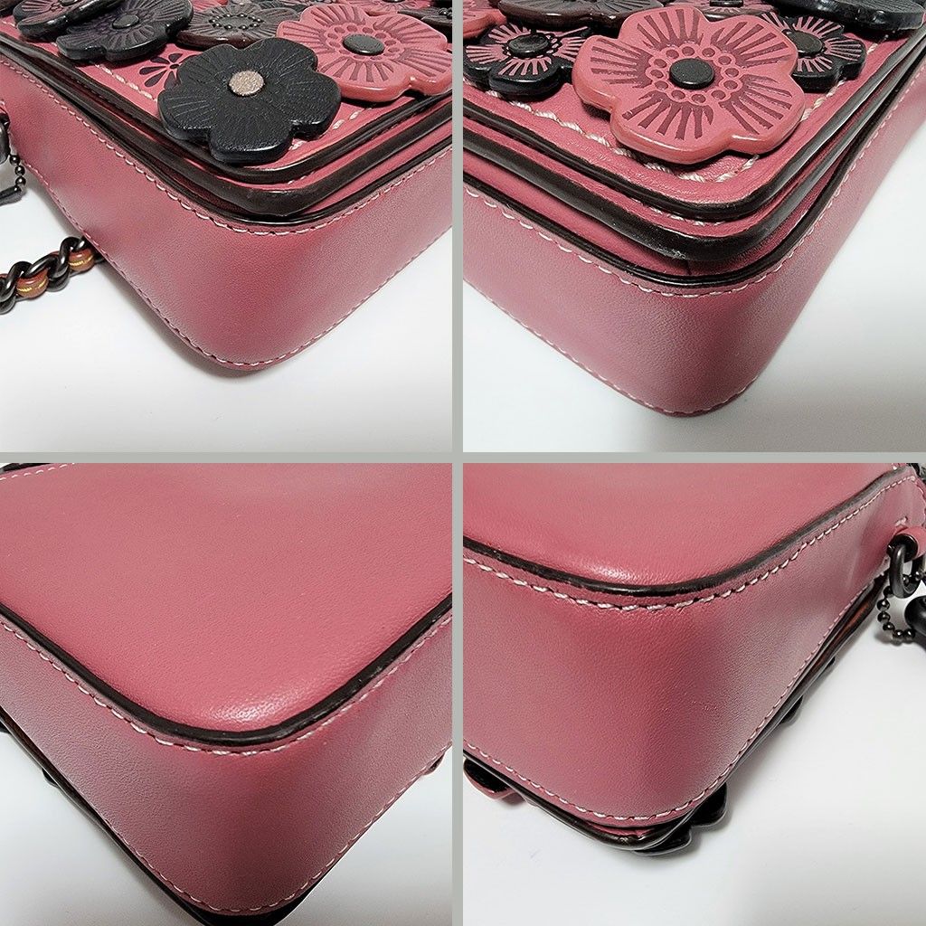 COACHコーチ ティーローズチェーンショルダーバッグ フラワー COACHコーチ ティーローズチェーンショルダーバッグ フラワー