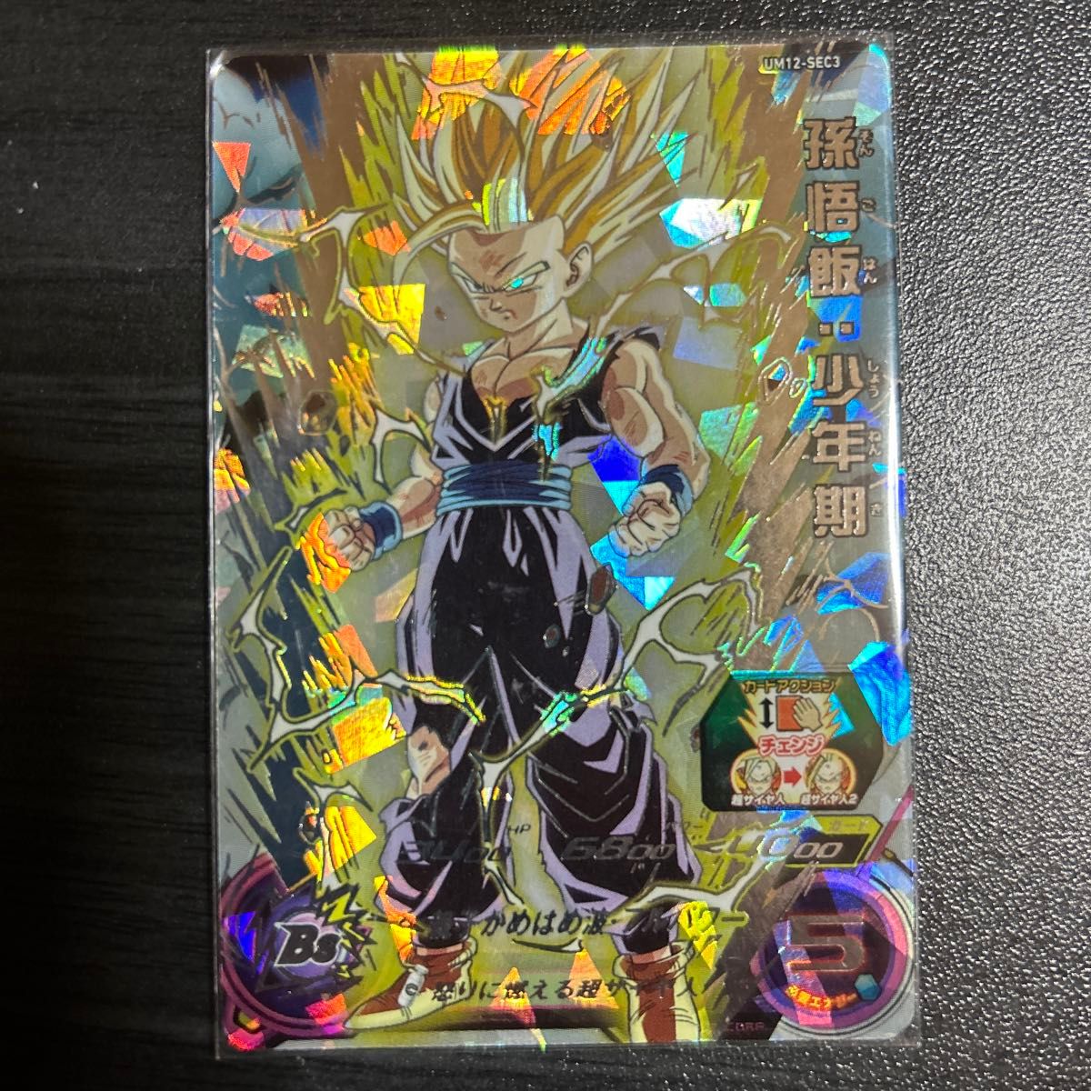 スーパードラゴンボールヒーローズUM12-SEC3孫悟飯少年期