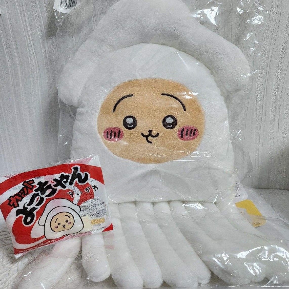 ちいかわ たこいか くじ BIG イカ クッション B賞 うさぎ たこ ちいかわ たこいか くじ BIG イカ クッション B賞 うさぎ たこ