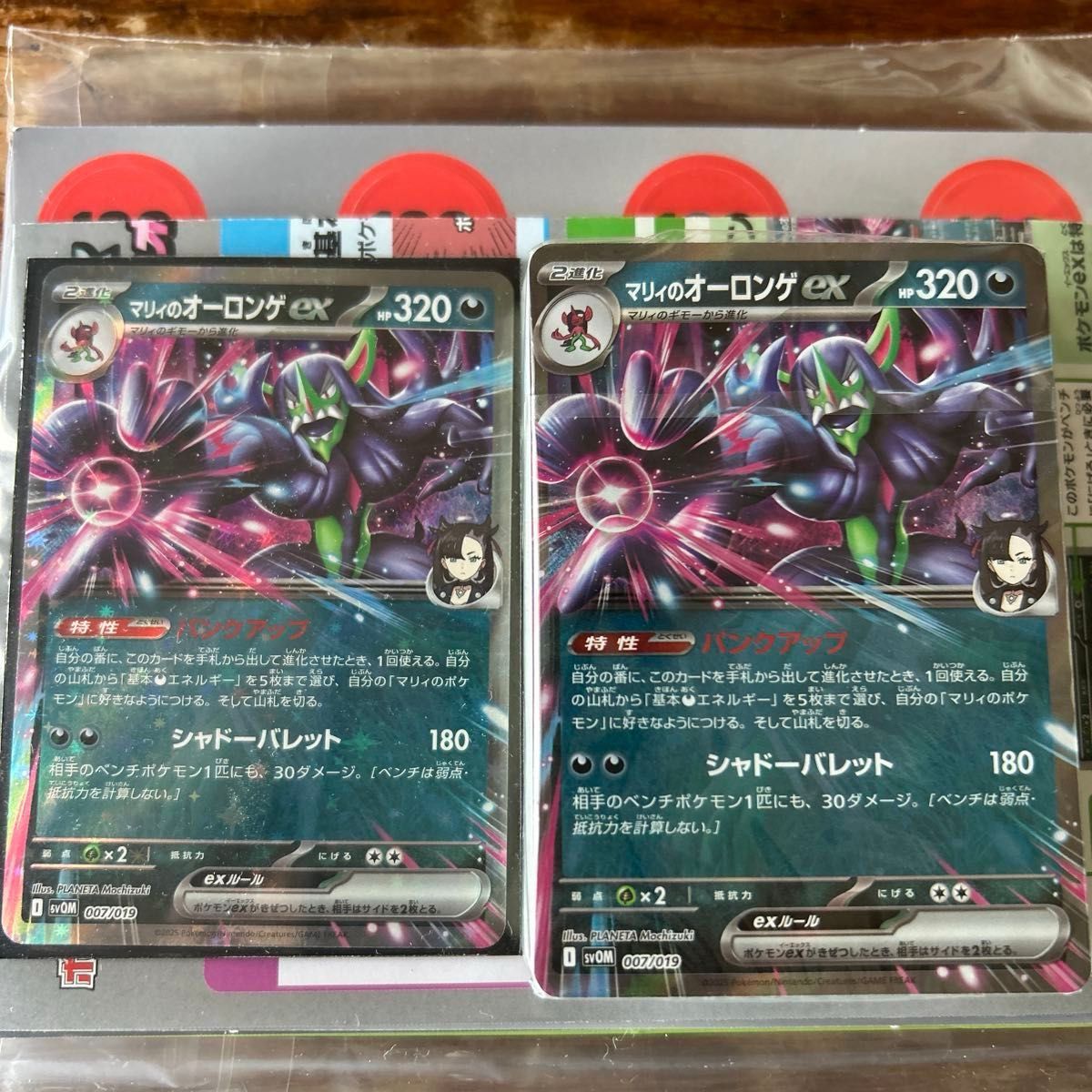 マリィのオーロンゲex ダイゴのメタグロスex デッキパーツ マリィのオーロンゲex ダイゴのメタグロスex デッキパーツ