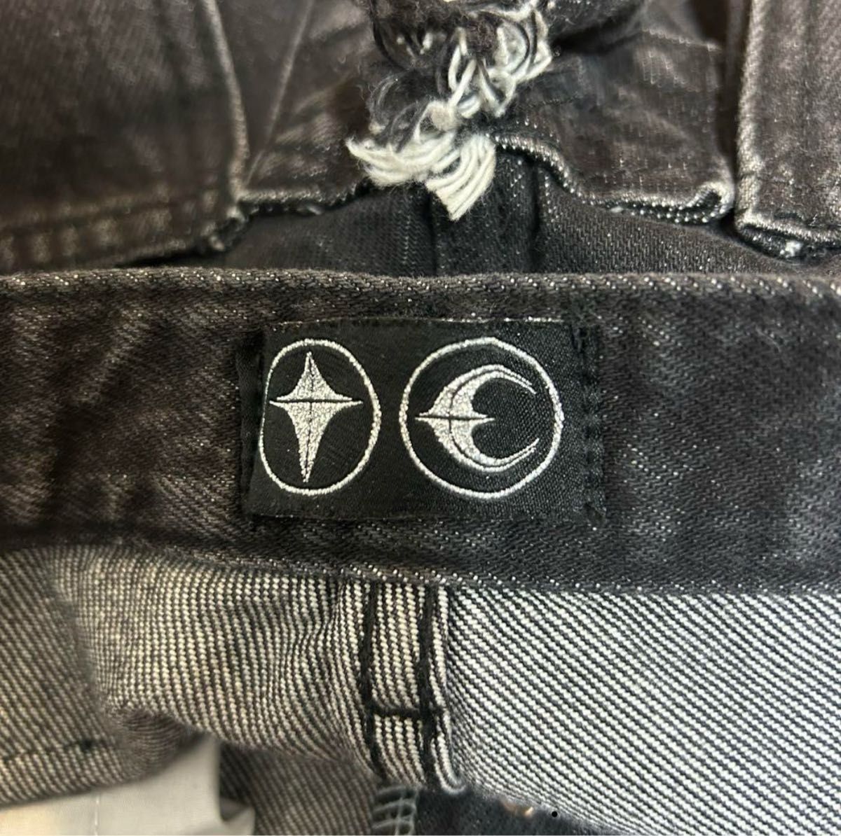Thug Club】新品未使用 Chimera Pants BLACK キメラデニムパンツ Thug Club】新品未使用 Chimera Pants BLACK キメラデニムパンツ