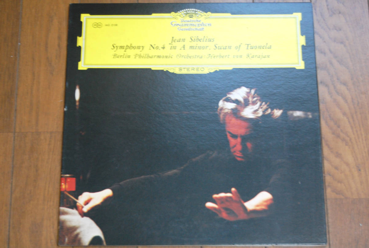 LP Jean Sibelius|Symphony No.4 in A minor, Swan of Tuonela GRAMMOPHON MG2158