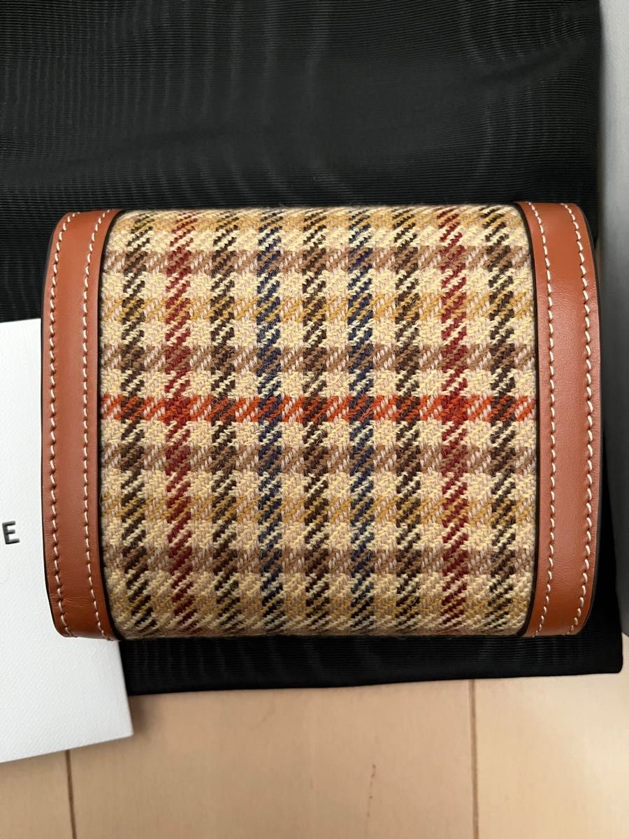 正規品 新品 セリーヌ トリオンフ 財布 ウォレット チェック柄 正規品 新品 セリーヌ トリオンフ 財布 ウォレット チェック柄