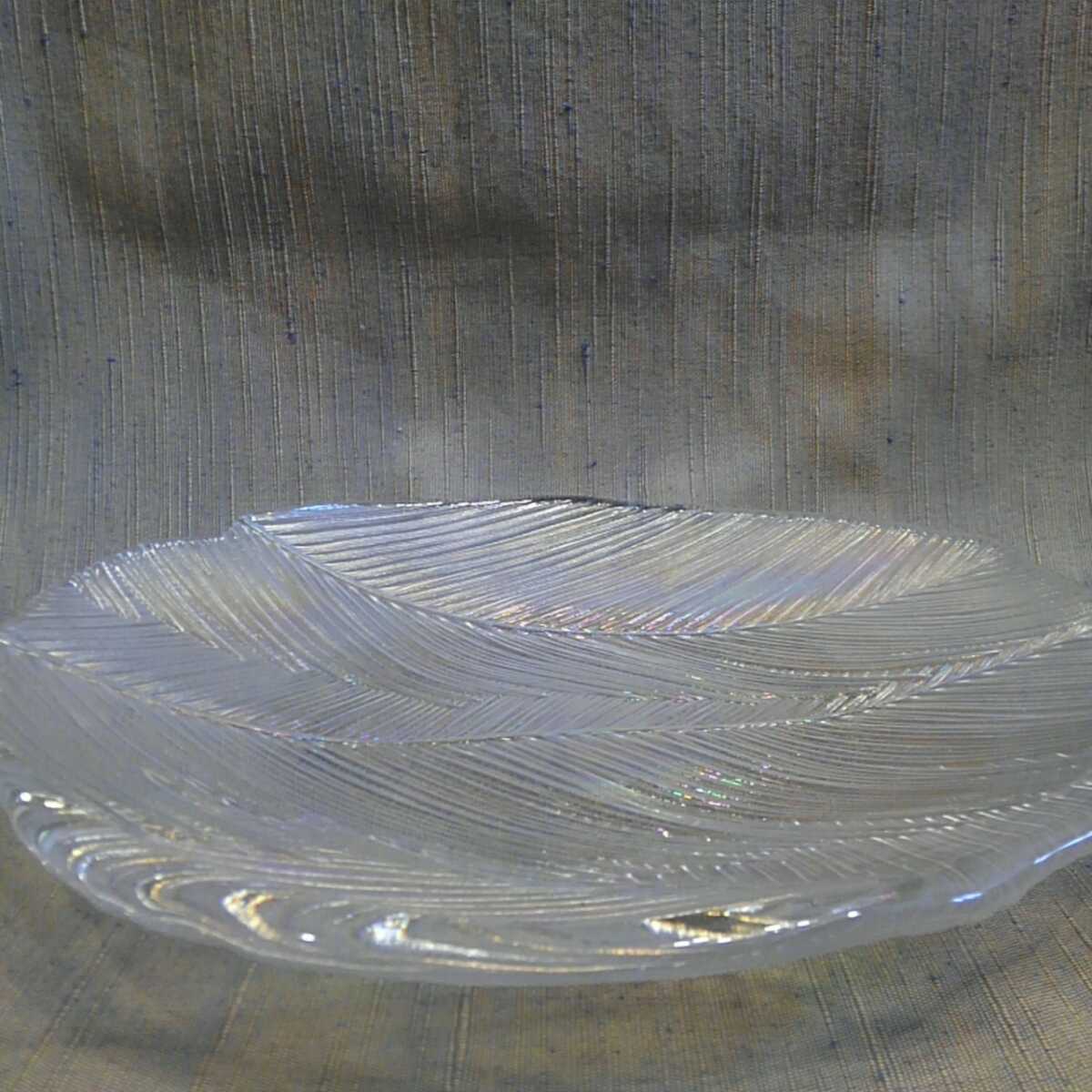 ガラス 硝子 皿 約31cm×29.5cm_画像5