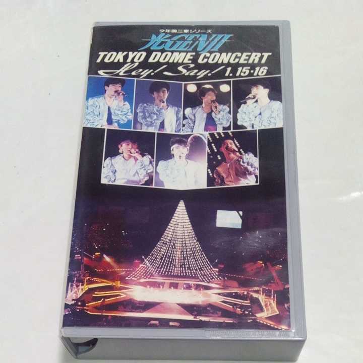 VHS видео подросток . три дом серии свет GENJI TOKYO DOME CONCERT Hey!Say! 1.15*16 Tokyo Dome концерт 