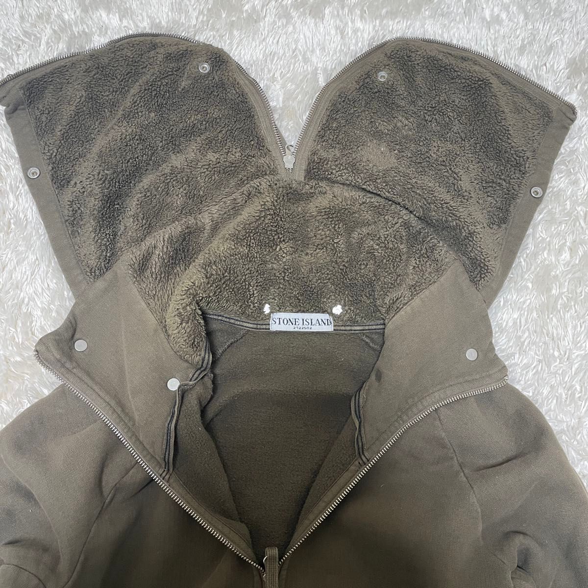 STONE ISLAND 変形フード ジップアップ パーカー Mサイズ|Yahoo STONE ISLAND 変形フード ジップアップ パーカー Mサイズ|Yahoo