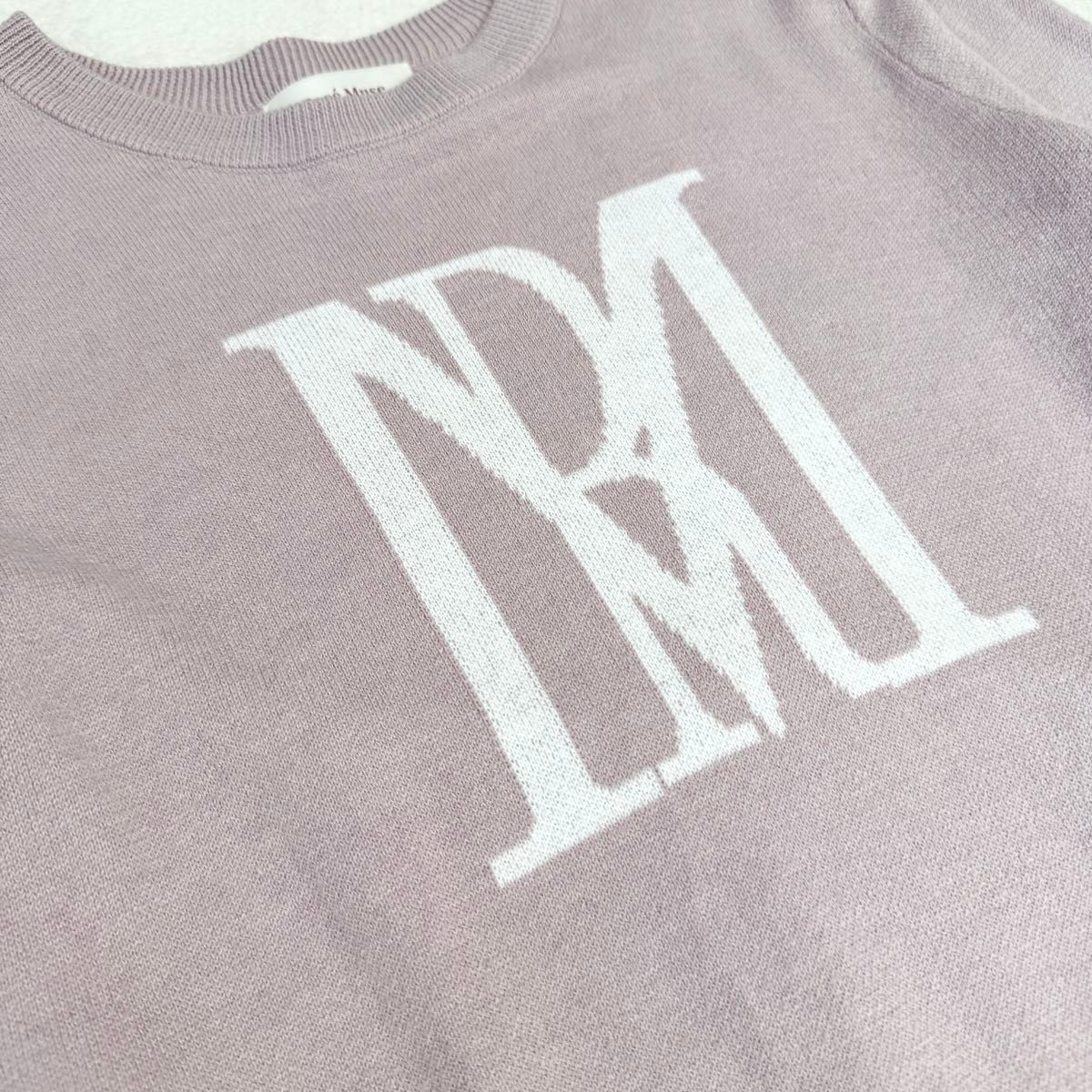 RoseMuse ロゼミューズ RM logo knit M ピンク 大谷映美里 RoseMuse ロゼミューズ RM logo knit M ピンク 大谷映美里