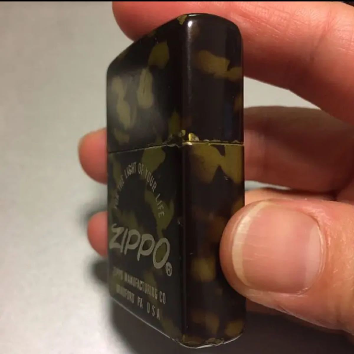 Zippo 迷彩柄 べっ甲