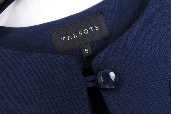 タルボット　TALBOTS　ボレロ　カーディガン　紺　Ｓ_画像3