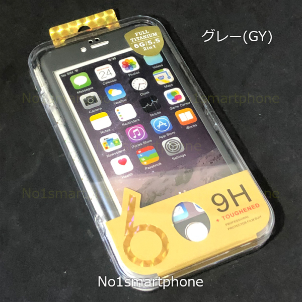 売れてます!!◆iPhone6sPlus / iPhone6Plus 用の全面保護軽量チタニウム合金カバーGY(送料無料)_画像2