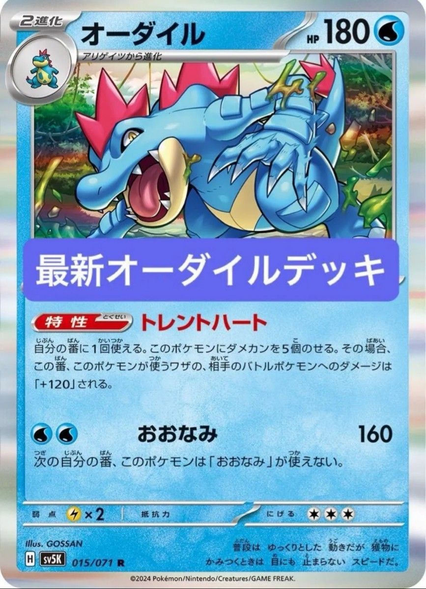 オーダイル デッキ 構築済 ポケモンカード ポケモンカードゲーム オーダイル デッキ 構築済 ポケモンカード ポケモンカードゲーム