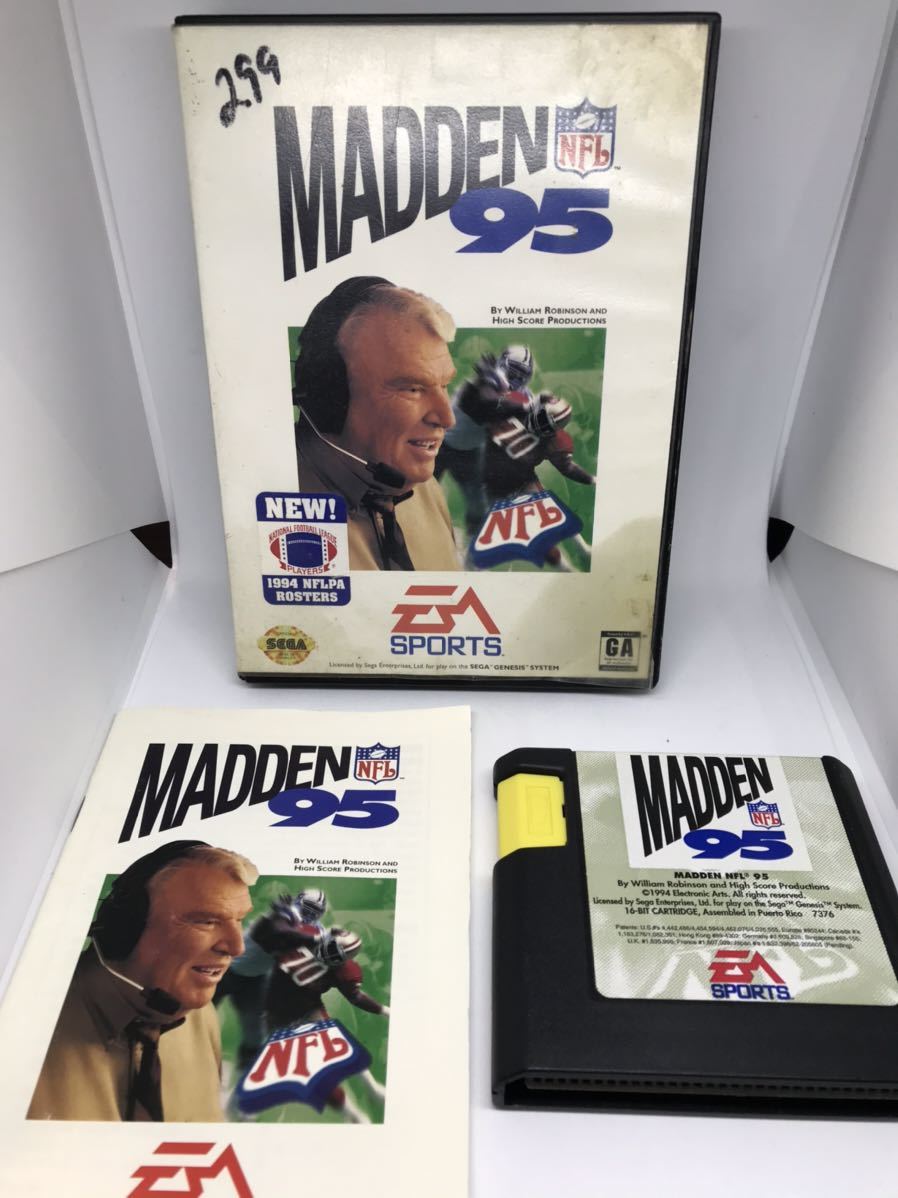 MADDEN NFL '95 北米版セガ ジェネシス用ソフト ⑦