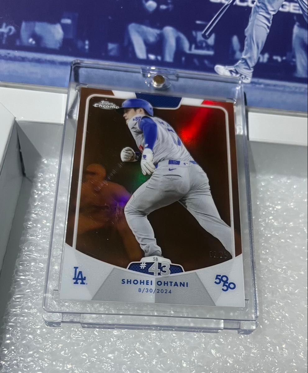 25枚限定】 大谷翔平選手TOPPS 50/50 トレーディングカード 25枚限定】 大谷翔平選手TOPPS 50/50 トレーディングカード