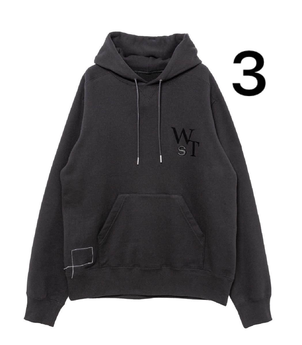 25ss sacai WTAPS Flock Print Hoodie ブラック 3 サカイ ダブル 25ss sacai WTAPS Flock Print Hoodie ブラック 3 サカイ ダブル