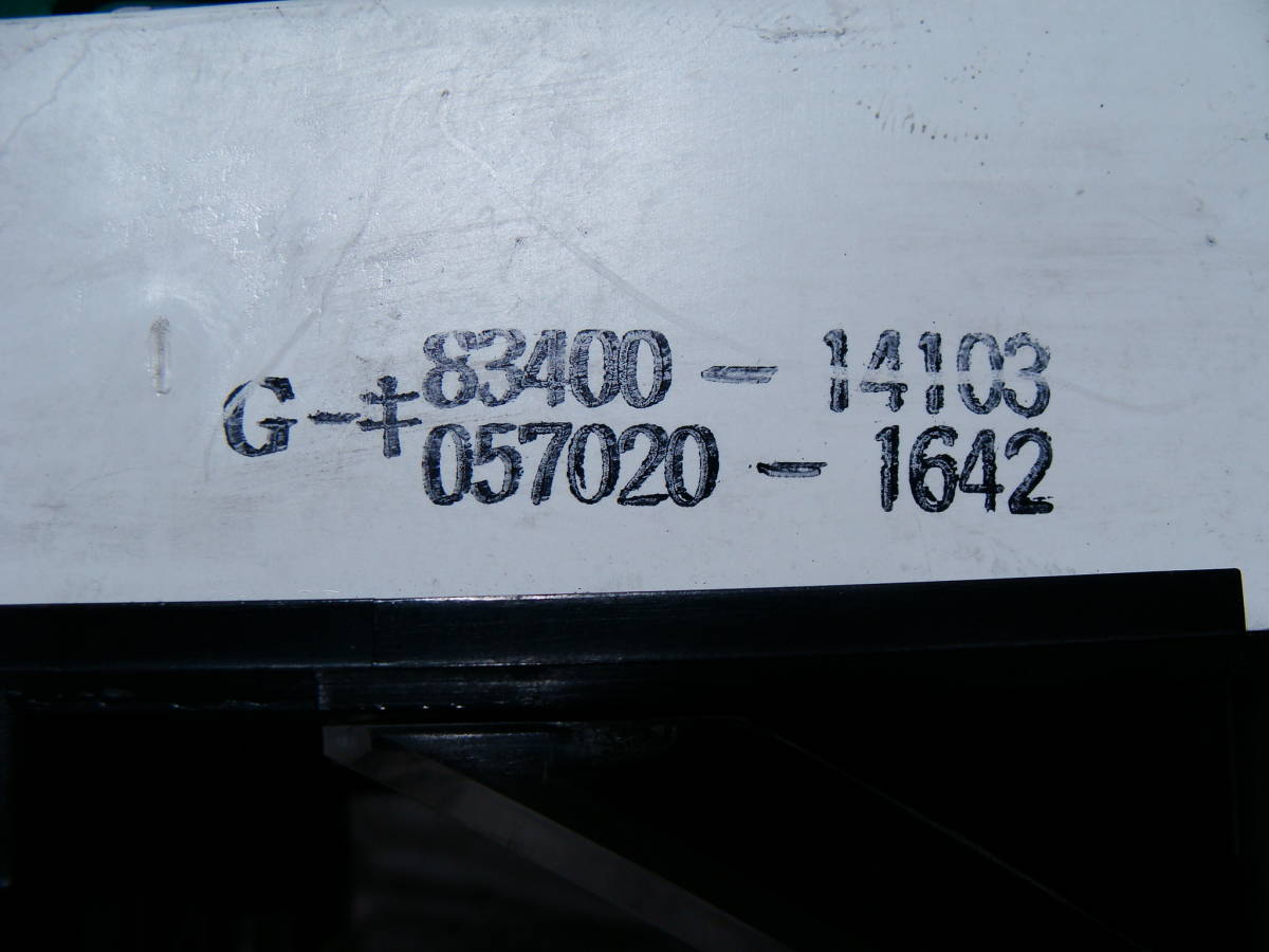 11EL30028 RA45 セリカ クーペ ＧＴ 純正 メーター 燃料 油圧計 水温 電圧計 走行64620Km 83400-14103_画像6