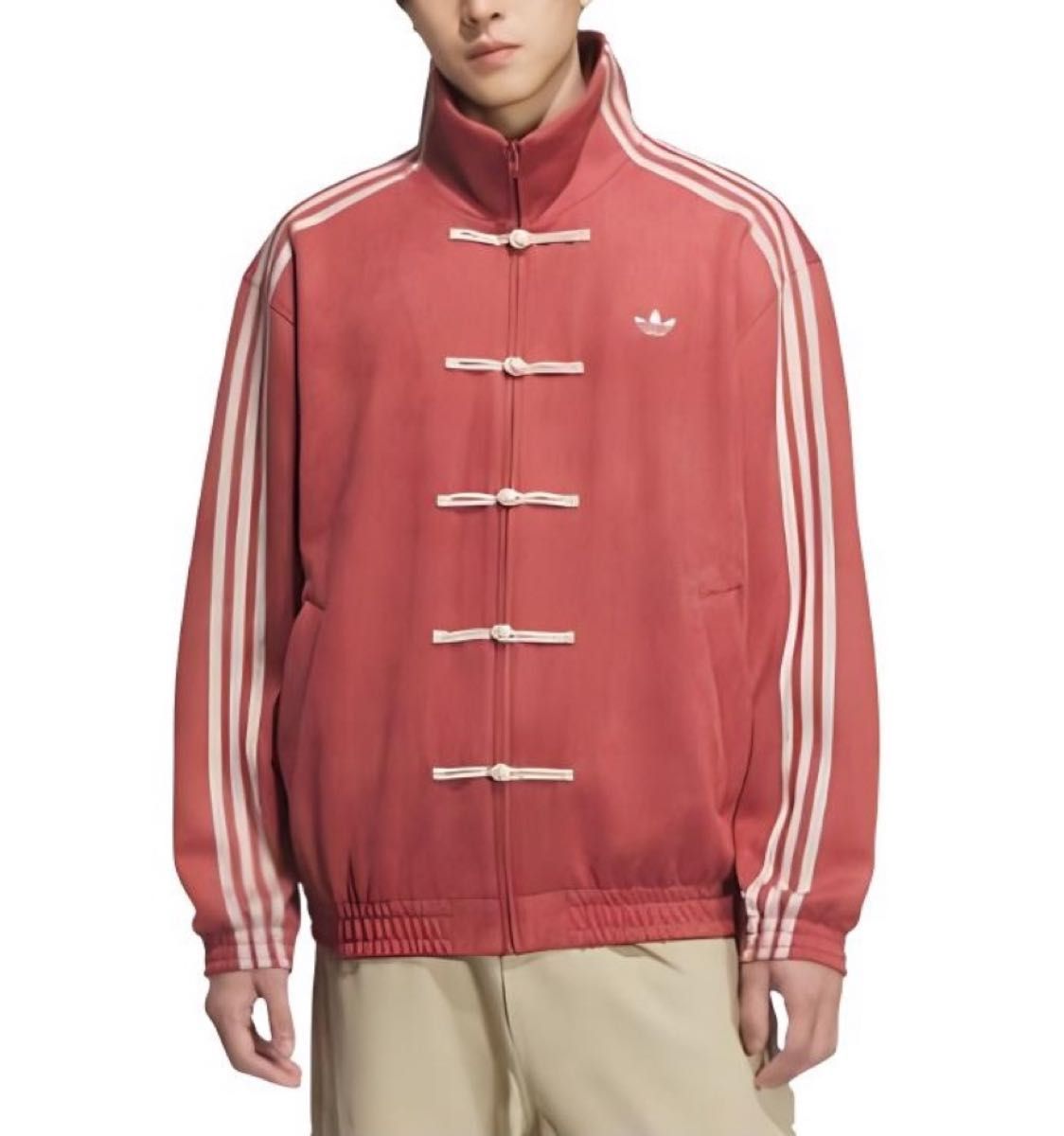 Adidas Mサイズ 中国限定 巳年 チャイナトラックジャケット 赤 Adidas Mサイズ 中国限定 巳年 チャイナトラックジャケット 赤