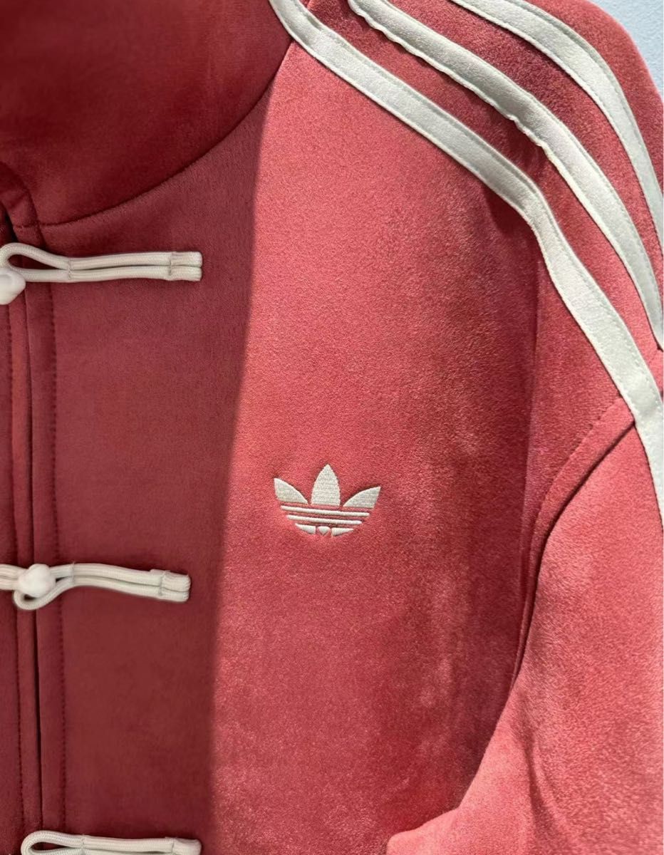 Adidas Mサイズ 中国限定 巳年 チャイナトラックジャケット 赤 Adidas Mサイズ 中国限定 巳年 チャイナトラックジャケット 赤
