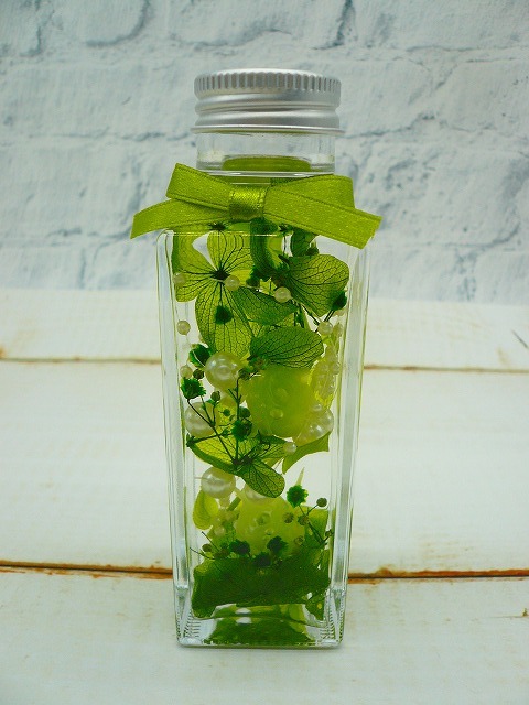 * great special price last 1 piece! herbarium clear case entering mini rose 2 wheel green angle bin 100ml small gift .*