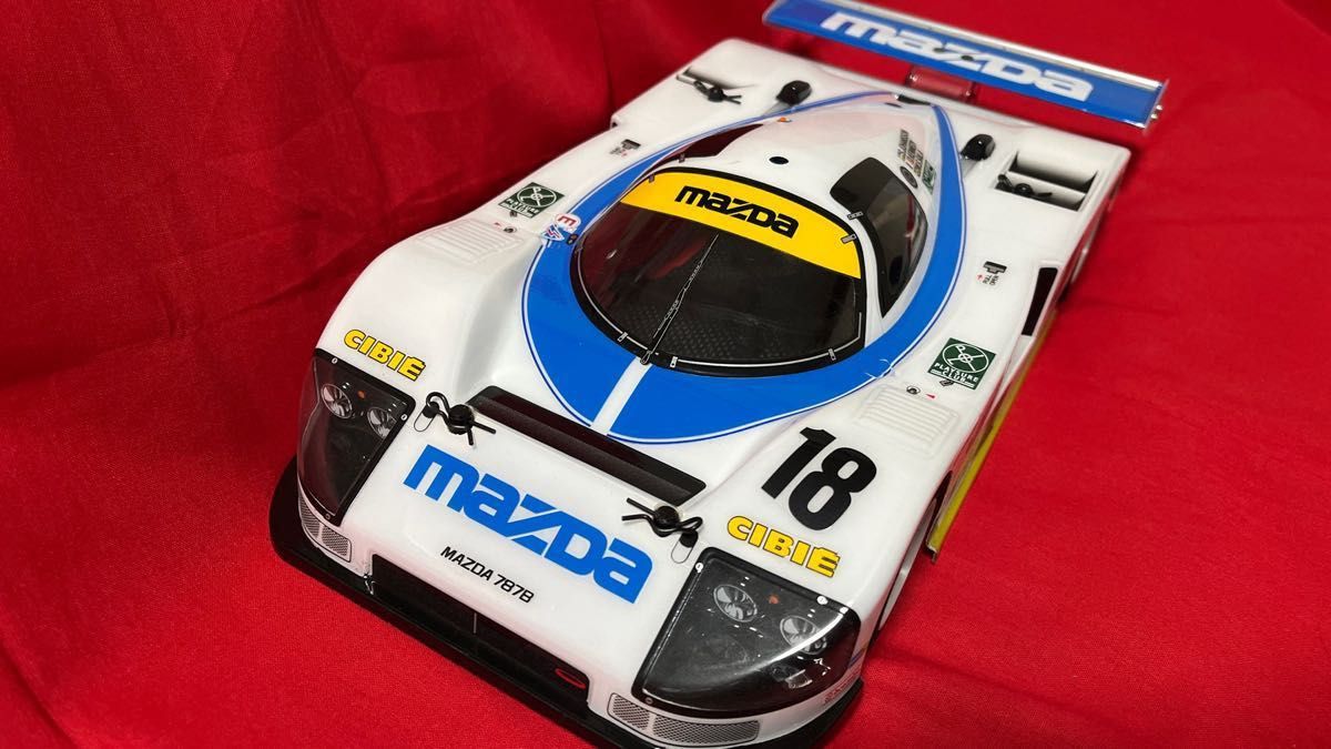 タミヤ RM-01 シャーシ マツダ787B 18号車 オプション多数 本体 タミヤ RM-01 シャーシ マツダ787B 18号車 オプション多数 本体