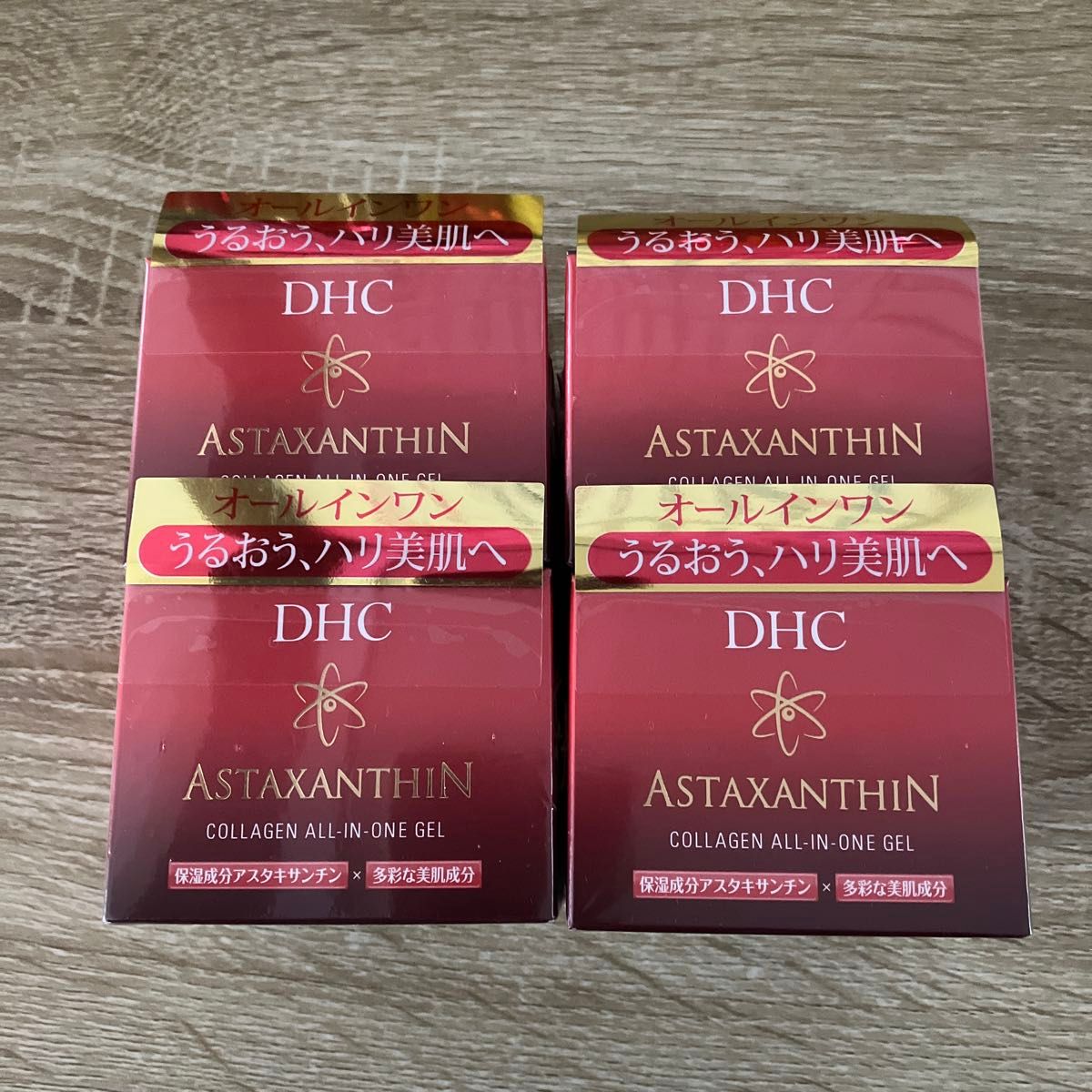 DHC アスタキサンチン コラーゲン オールインワンジェル 80g SS 4つセット