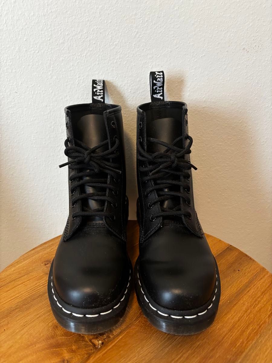 Dr.Martens ドクターマーチン ホワイトステッチ UK5 ブーツ - 靴 Dr.Martens ドクターマーチン ホワイトステッチ UK5 ブーツ - 靴