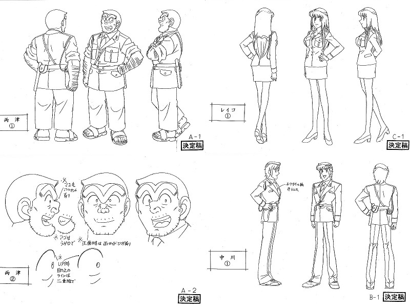 高質 ①劇場版 こちら葛飾区亀有公園前派出所 こち亀 製作用資料 設定