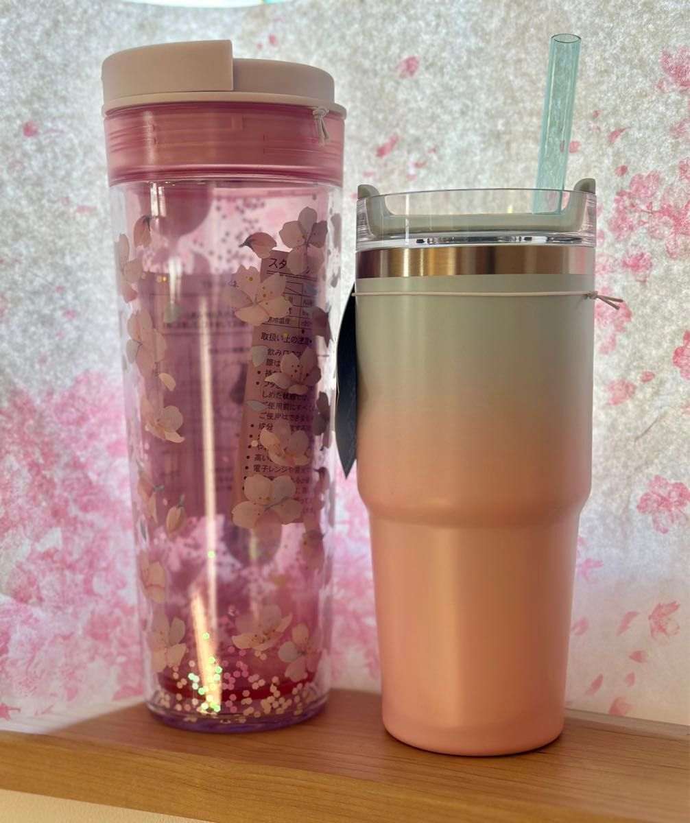 スターバックス Starbucks タンブラー 2025 桜 2個セット スターバックス Starbucks タンブラー 2025 桜 2個セット