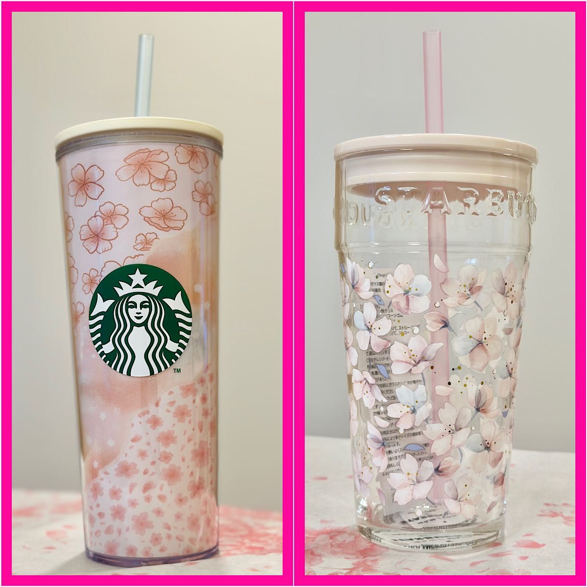 スターバックス タンブラー 2個セット 2025桜 STARBUCKS スタバ スターバックス タンブラー 2個セット 2025桜 STARBUCKS スタバ