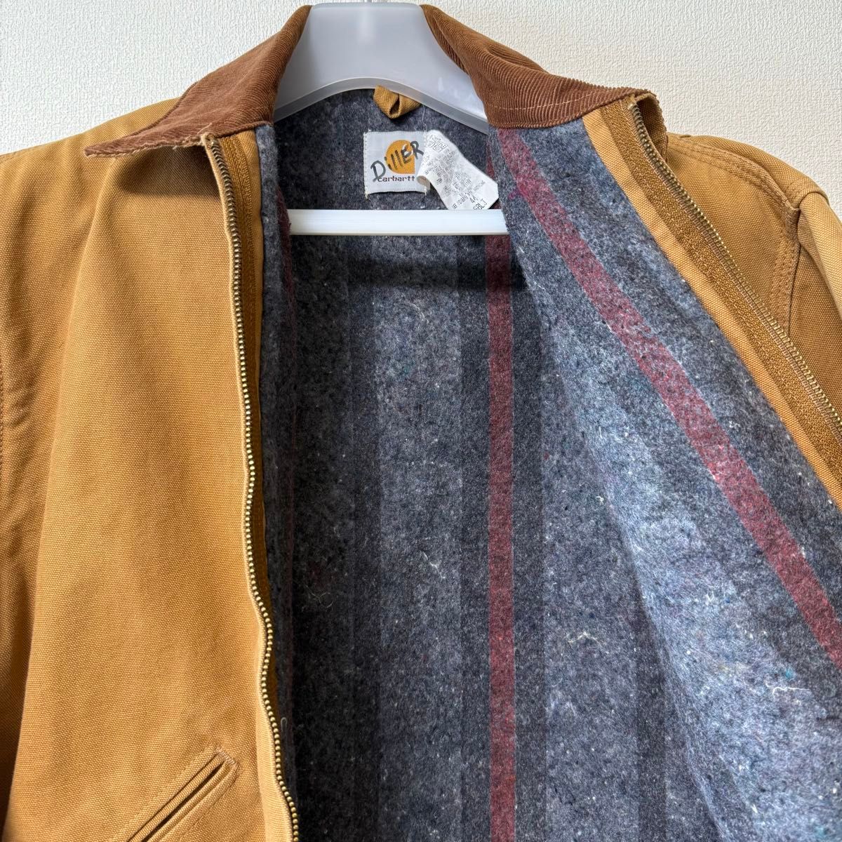 Carhartt カーハート デトロイトジャケット ダック ブラウン USA Carhartt カーハート デトロイトジャケット ダック ブラウン USA
