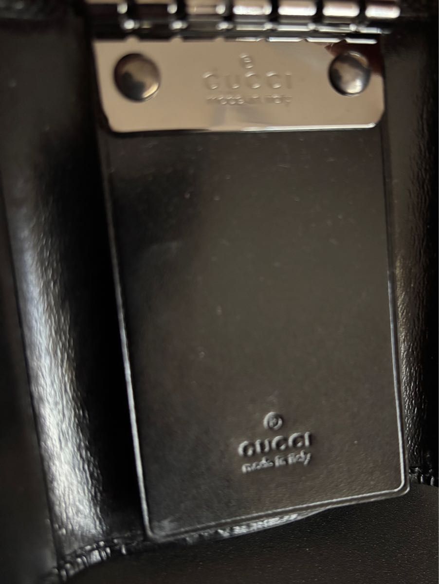 未使用 GUCCI グッチ キーケース 黒 コントロールカード 外箱 未使用 GUCCI グッチ キーケース 黒 コントロールカード 外箱