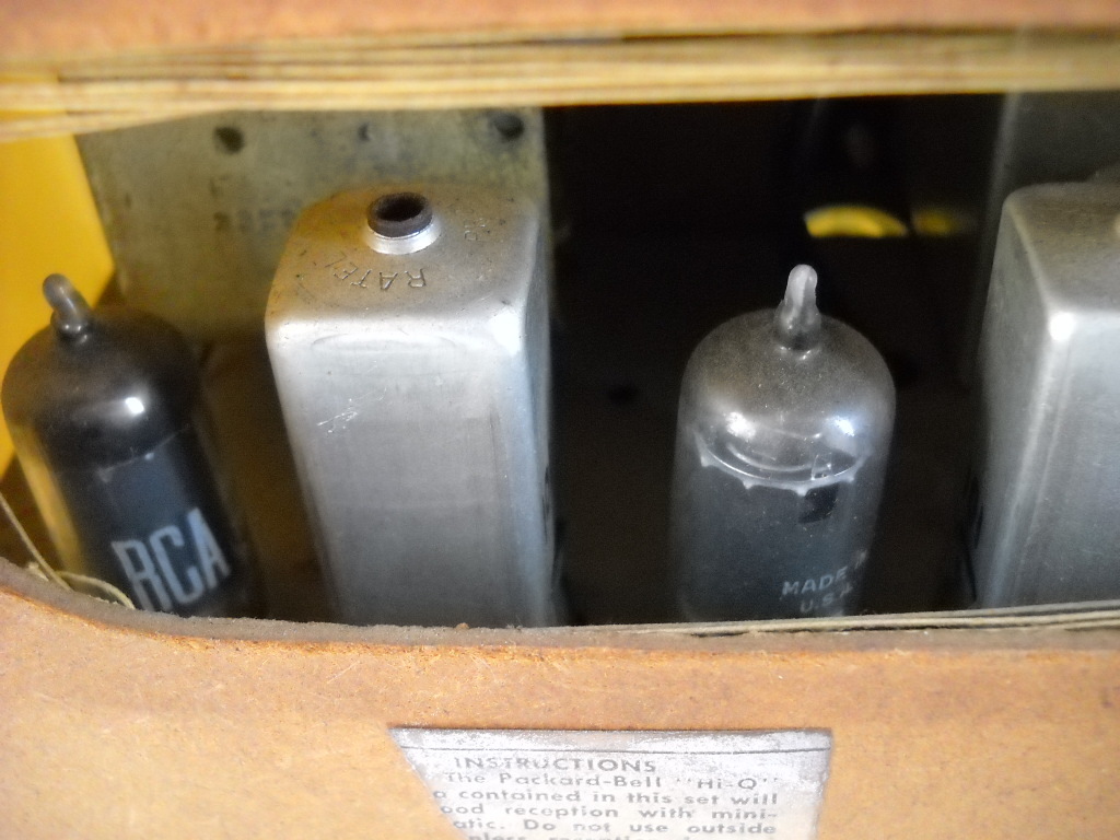 1954年 アメリカ Packand Bell パッカードベル 真空管ラジオ 1954年 アメリカ Packand Bell パッカードベル 真空管ラジオ