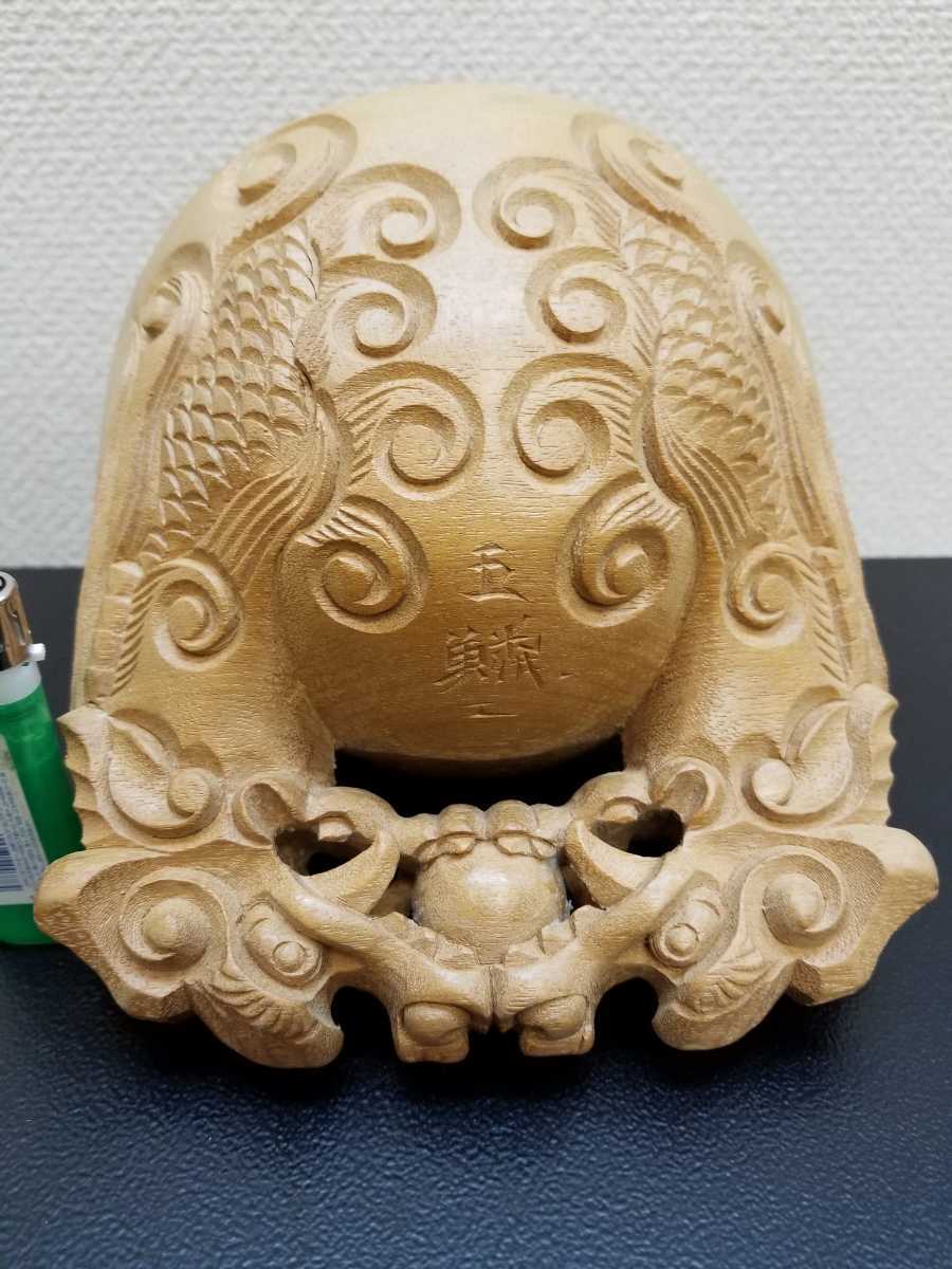Yahoo!オークション - 豪華 龍彫木魚 本体のみ 桂蘭材 玉鱗工 銘 Yahoo!オークション - 豪華 龍彫木魚 本体のみ 桂蘭材 玉鱗工 銘