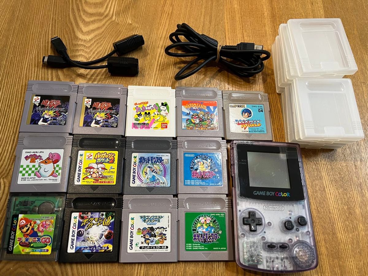 ゲームボーイカラー本体、ソフト8枚セット ジャンク含む】ゲームボーイ カラー ソフトセット GAMEBOY 本体