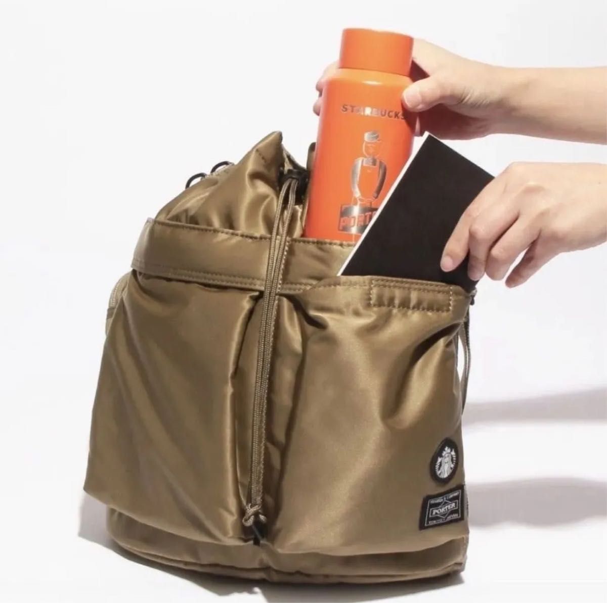 新品未使用 PORTER コーヒービーンシェイプ 2WAYツールバッグ 新品未使用 PORTER コーヒービーンシェイプ 2WAYツールバッグ