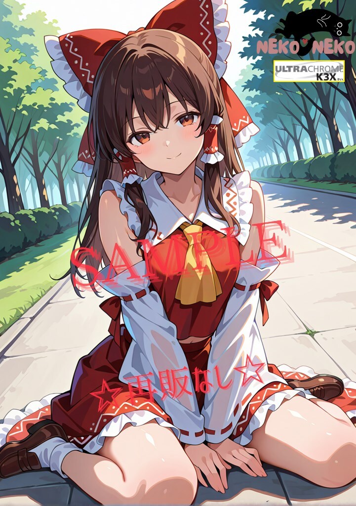博麗霊夢 東方Project ☆A4写真用紙 高品質☆同人 AI ポスター 博麗霊夢 東方Project ☆A4写真用紙 高品質☆同人 AI ポスター