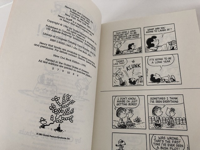 スヌーピー BOOK コミック 本 ヴィンテージ オールド PEANUTS 洋書 USA vintage [pe-378]_画像5