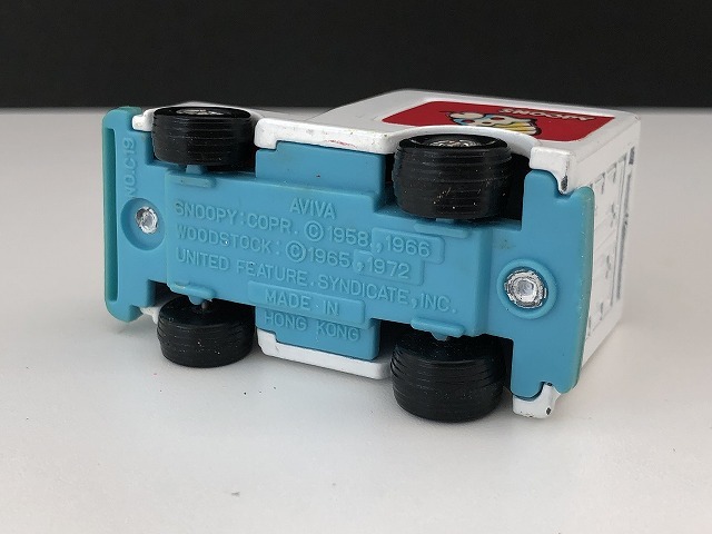 ウッドストック スヌーピー AVIVA社製 ヴィンテージ Mini Diecast ミニダイキャスト ミニカー TOY 1970's 1980's vintage SNOOPY [pe-609]_画像6
