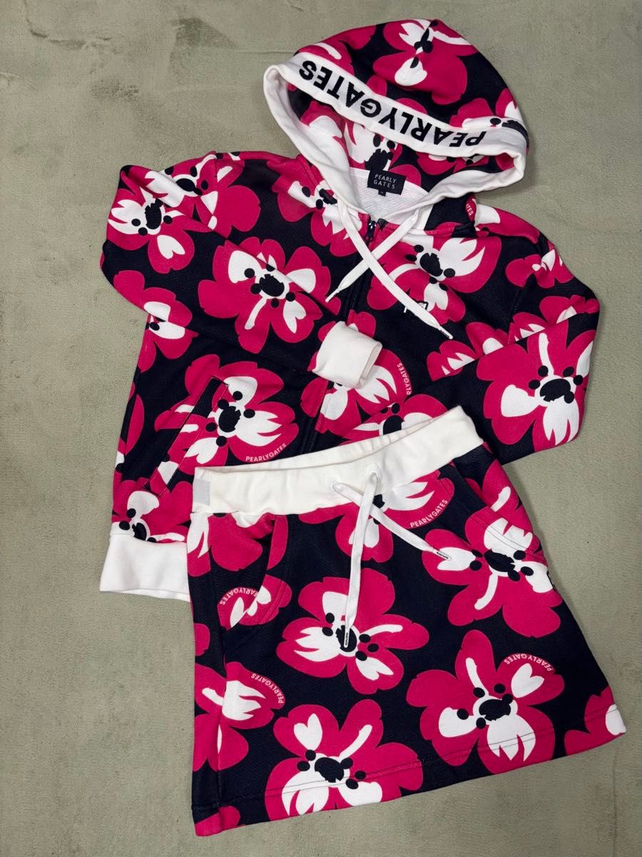美品)パーリーゲイツ 、チェリーブロッサム、スウェット 美品)パーリーゲイツ 、チェリーブロッサム、スウェット