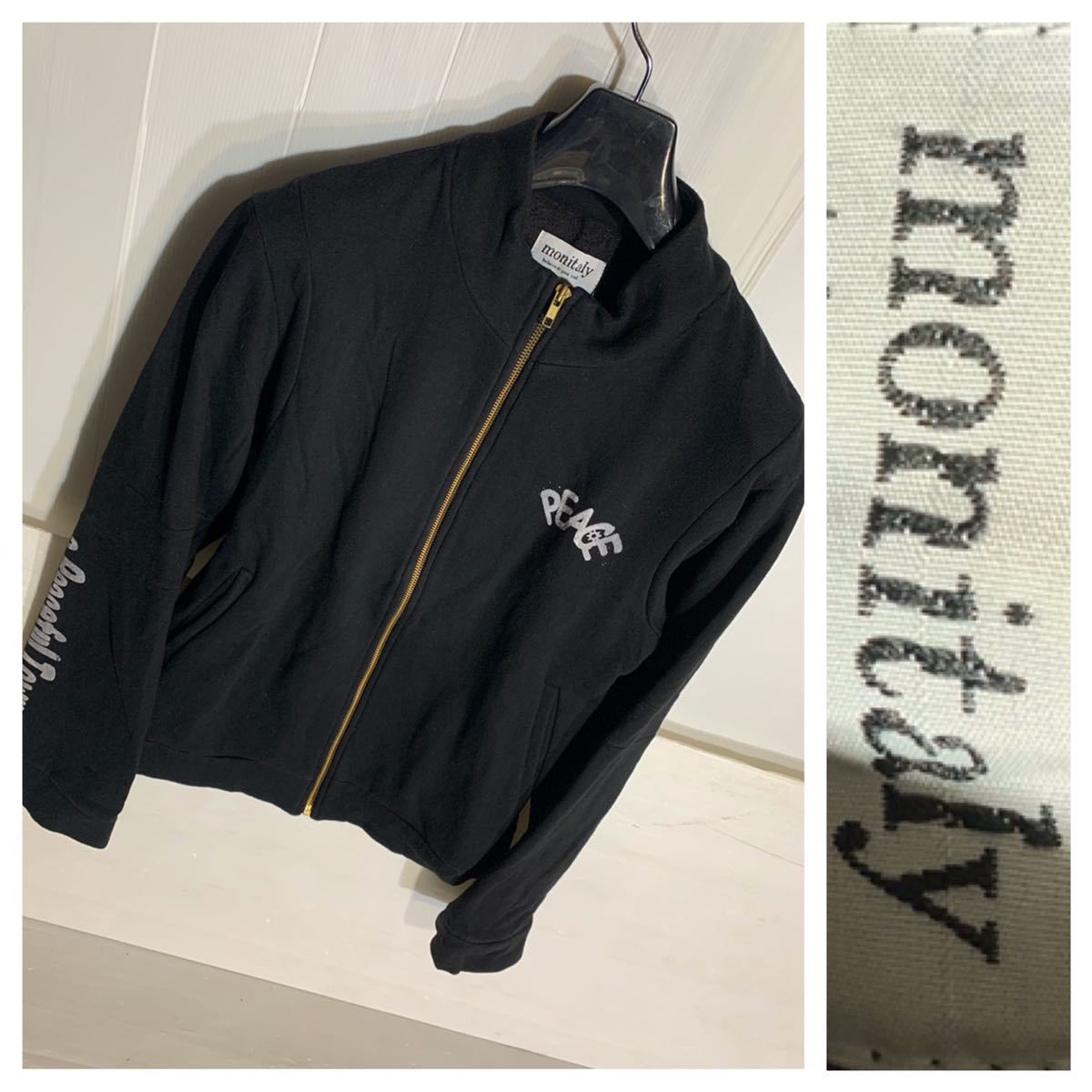 17000円最新製品 人気の Monitaly Raglan Zipper Jacket Wool