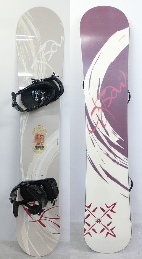 【Nサキ849】スノーボー一式セット OXBOW 155cm ビンディング RIDE lxシリーズ ブーツ RIDE ORION BOA-W 25cm _画像2