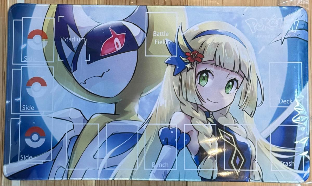 ポケモン リーリエ ルナアーラ ラバー プレイマット フレーム ポケモン リーリエ ルナアーラ ラバー プレイマット フレーム