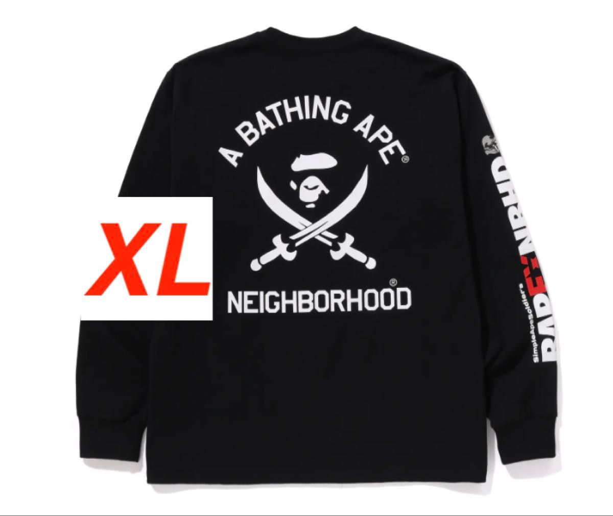 BAPE X NBHD L/S TEE ロンT XL neighborhood|Yahoo!フリマ(旧 BAPE X NBHD L/S TEE ロンT XL neighborhood|Yahoo!フリマ(旧
