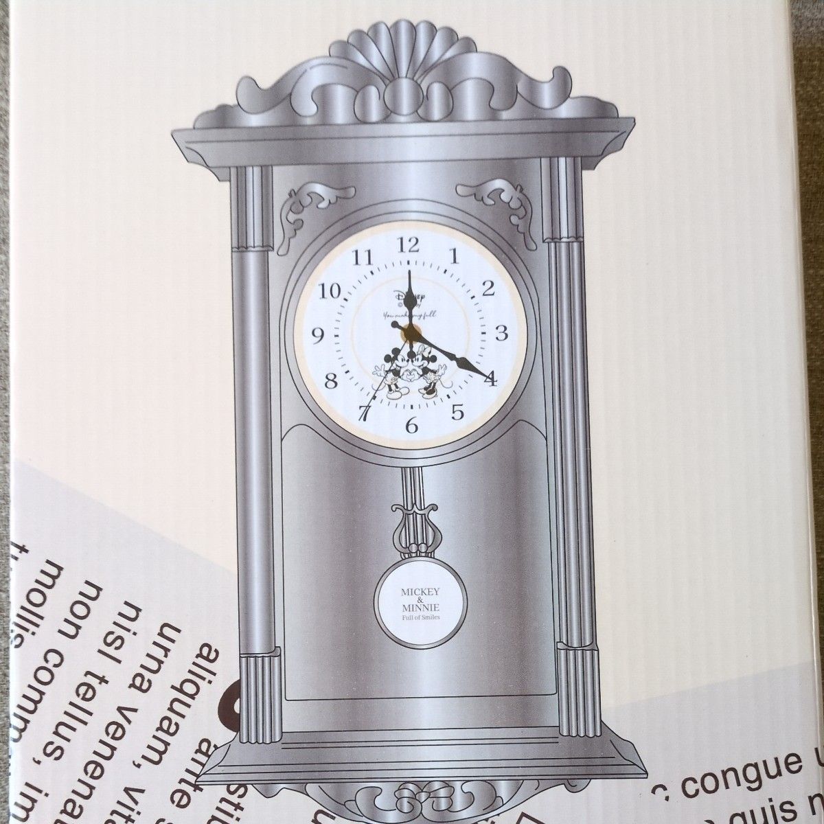 新品 未開封 ディズニー ミッキー ミニー アンティーククロック 新品 未開封 ディズニー ミッキー ミニー アンティーククロック