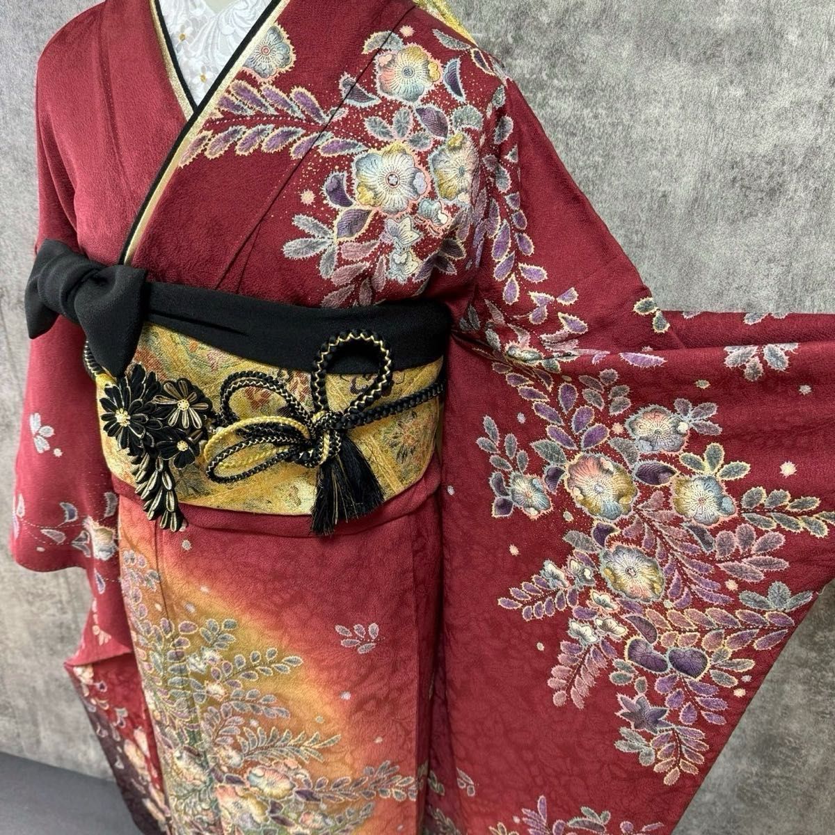 美品 辻ヶ花 名品 辻が花 地紋 量し染 逸品 フルセット 振袖 美品 辻ヶ花 名品 辻が花 地紋 量し染 逸品 フルセット 振袖
