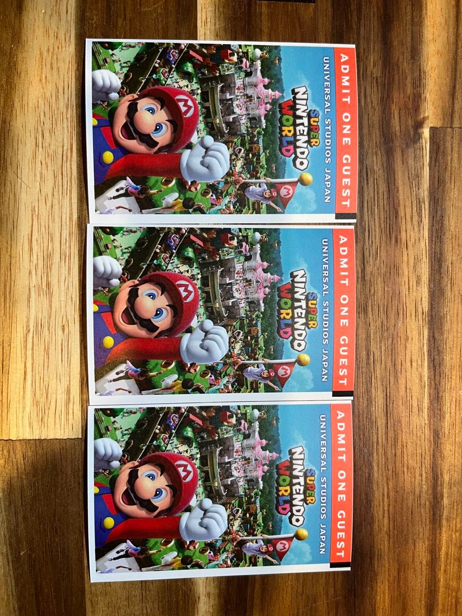 USJ チケット 3月8日 貸切ナイト 3名 スーパーニンテンドー USJ チケット 3月8日 貸切ナイト 3名 スーパーニンテンドー