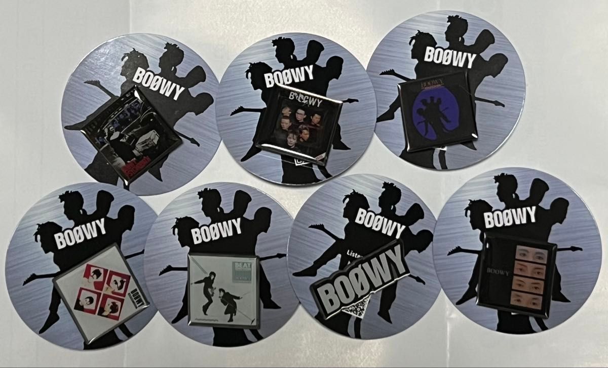 新品 BOWY ピンバッジ ピンズ ガチャ 氷室京介 7種類セット 新品 BOWY ピンバッジ ピンズ ガチャ 氷室京介 7種類セット